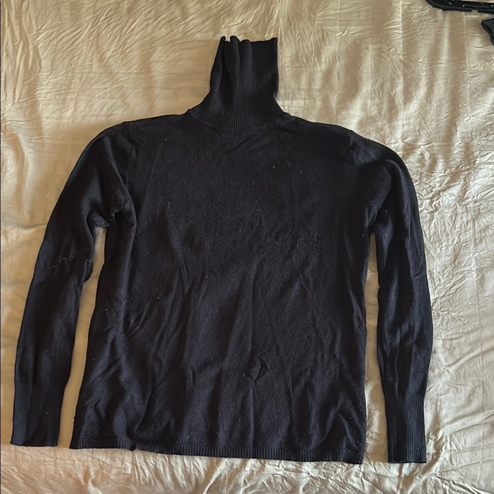 Lulu's Black Turtleneck Sweater